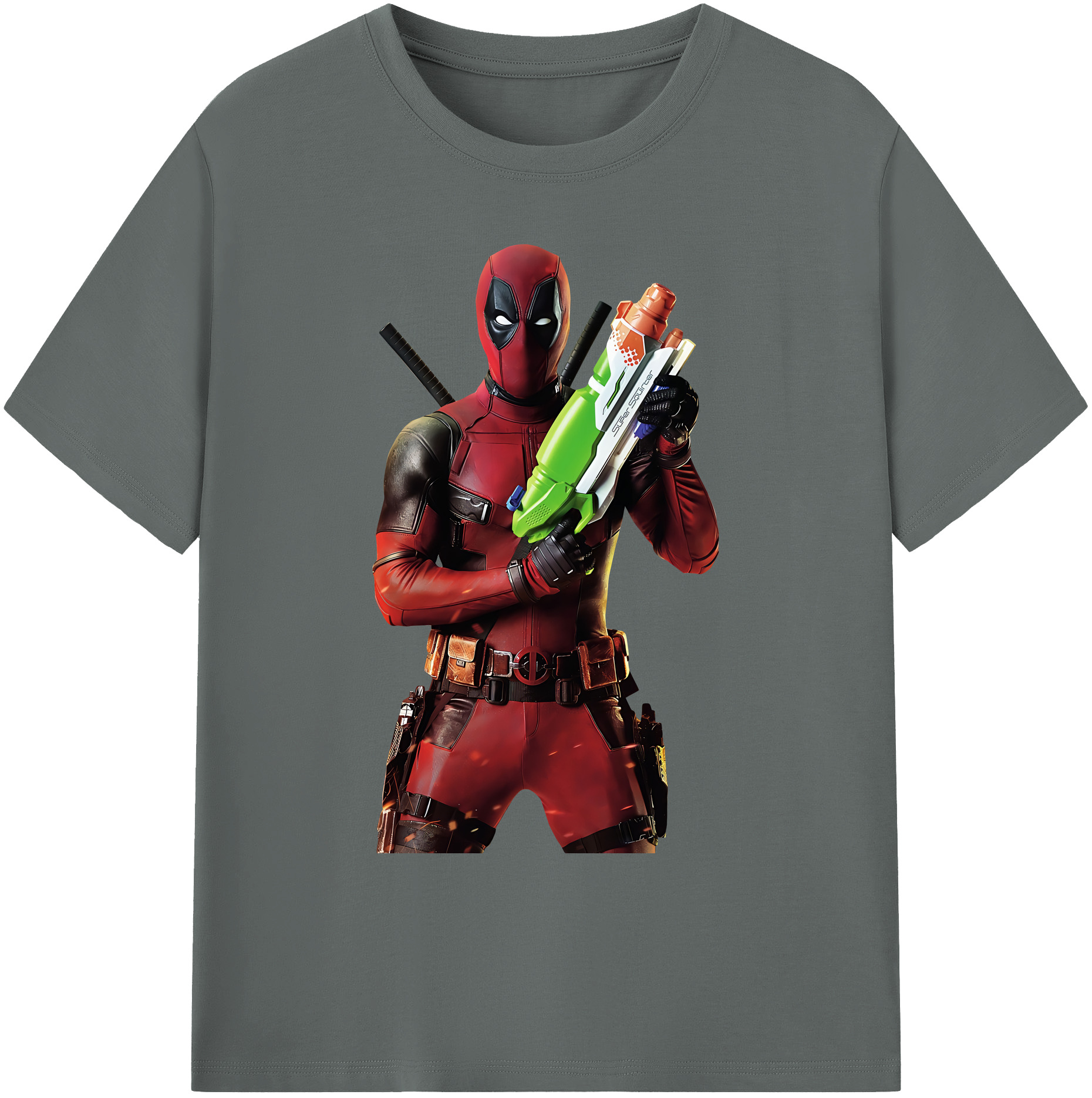 （画像用） Deadpool デッドプール 綿100％ メンズ半袖Tシャツ｜肌触りやわらか＆通気性